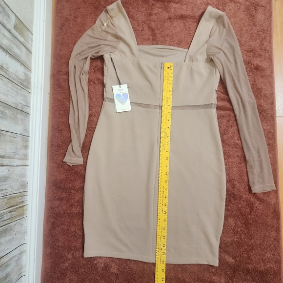 IRIS Dress Baby Pink-Brown Size L - Picture 7 of 10